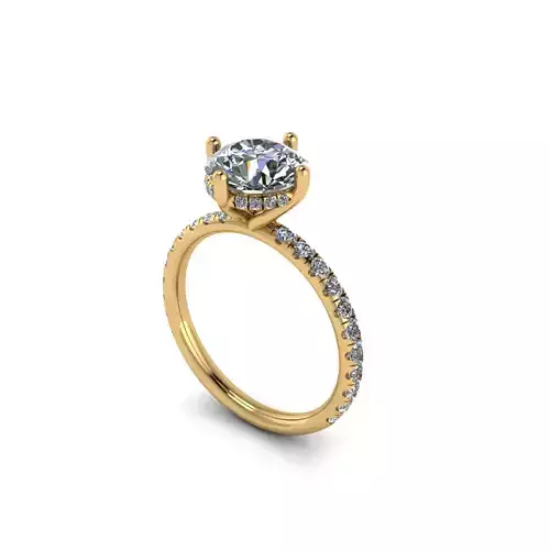 Solitaire Women Diamond Fashion Ring R135