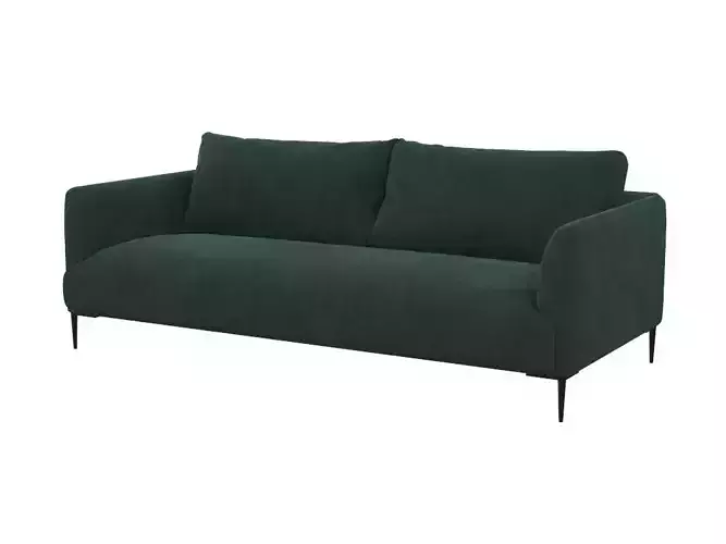 Green sofa