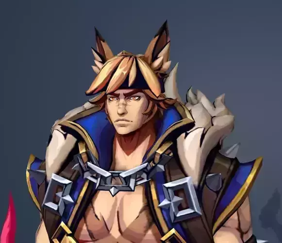 soul fighter sitt 3D model