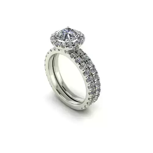 Matching Diamond Wedding Ring R94