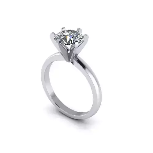 Solitaire Diamond Wedding Ring R13