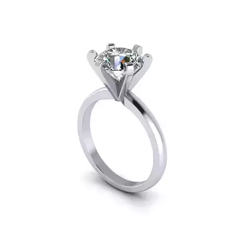Solitaire Diamond Wedding Ring R11