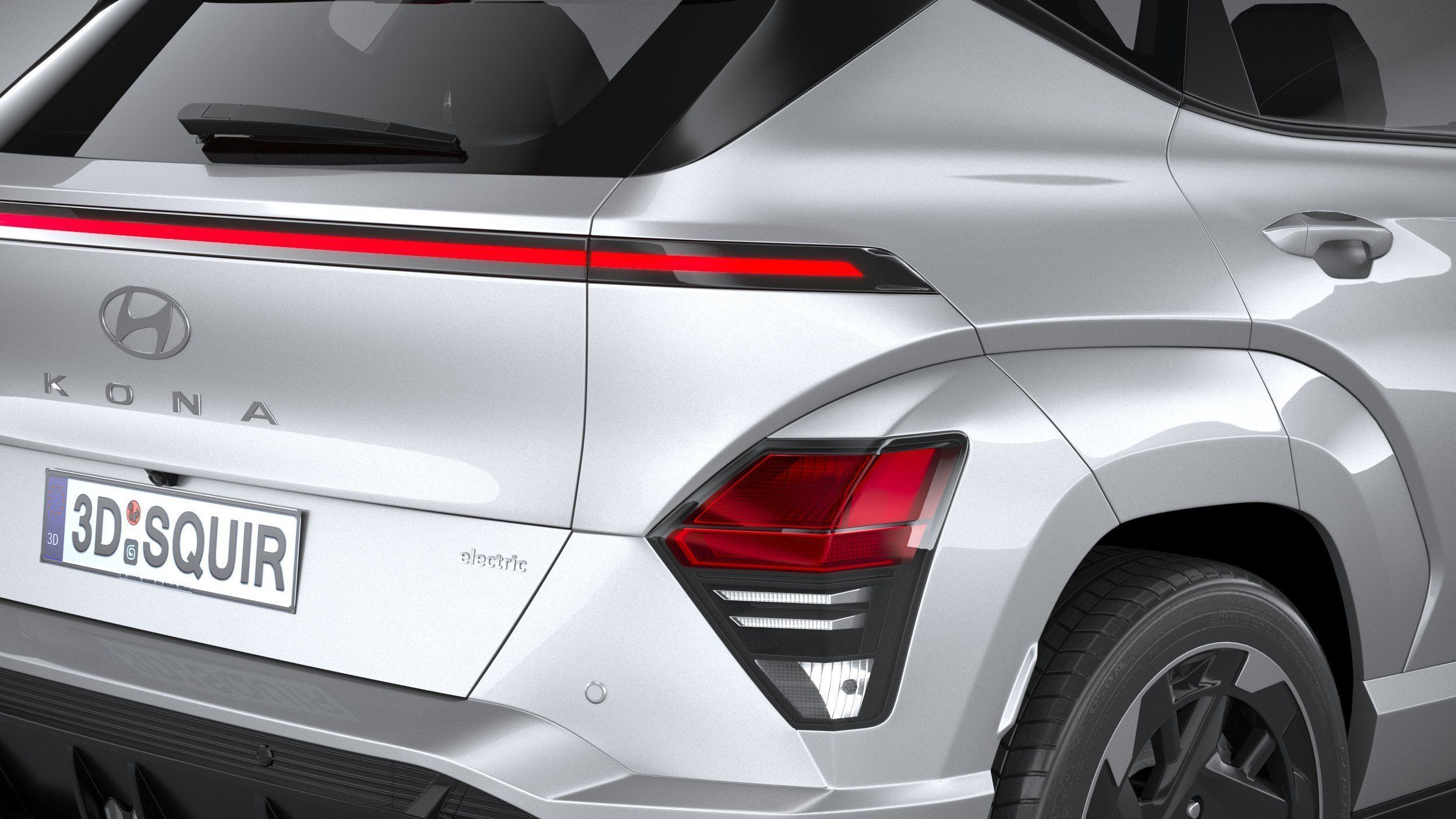 Hyundai Kona Electric N-Line 2024 3D model_18