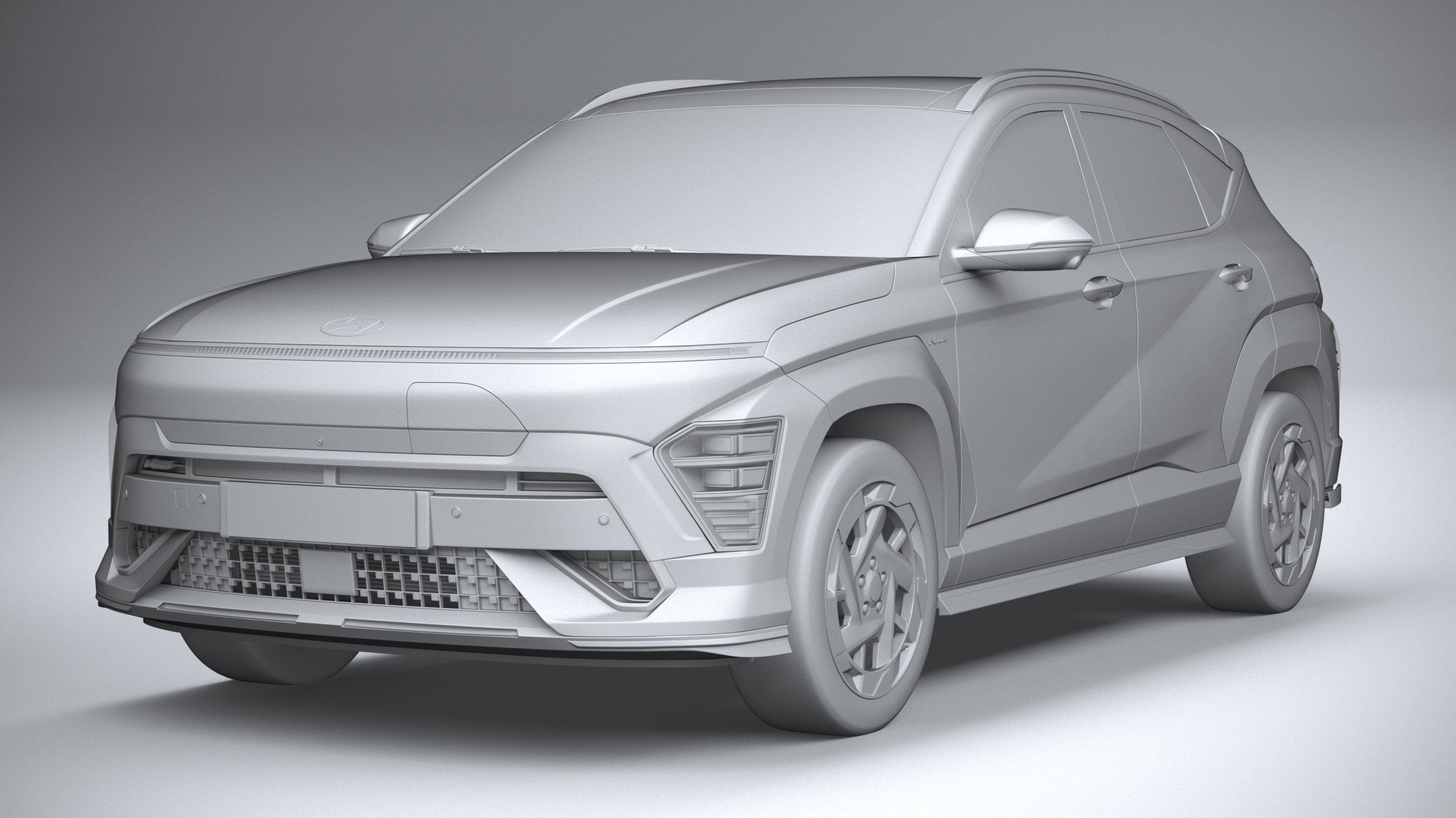 Hyundai Kona Electric N-Line 2024 3D model_20