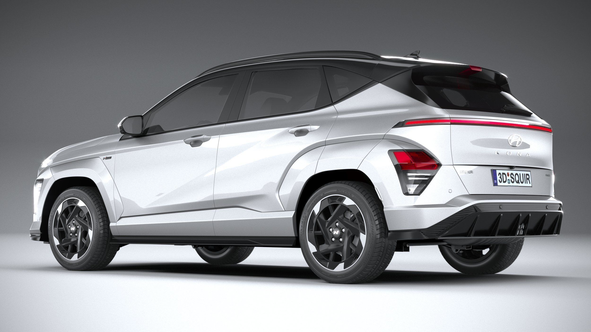 Hyundai Kona Electric N-Line 2024 3D model_5