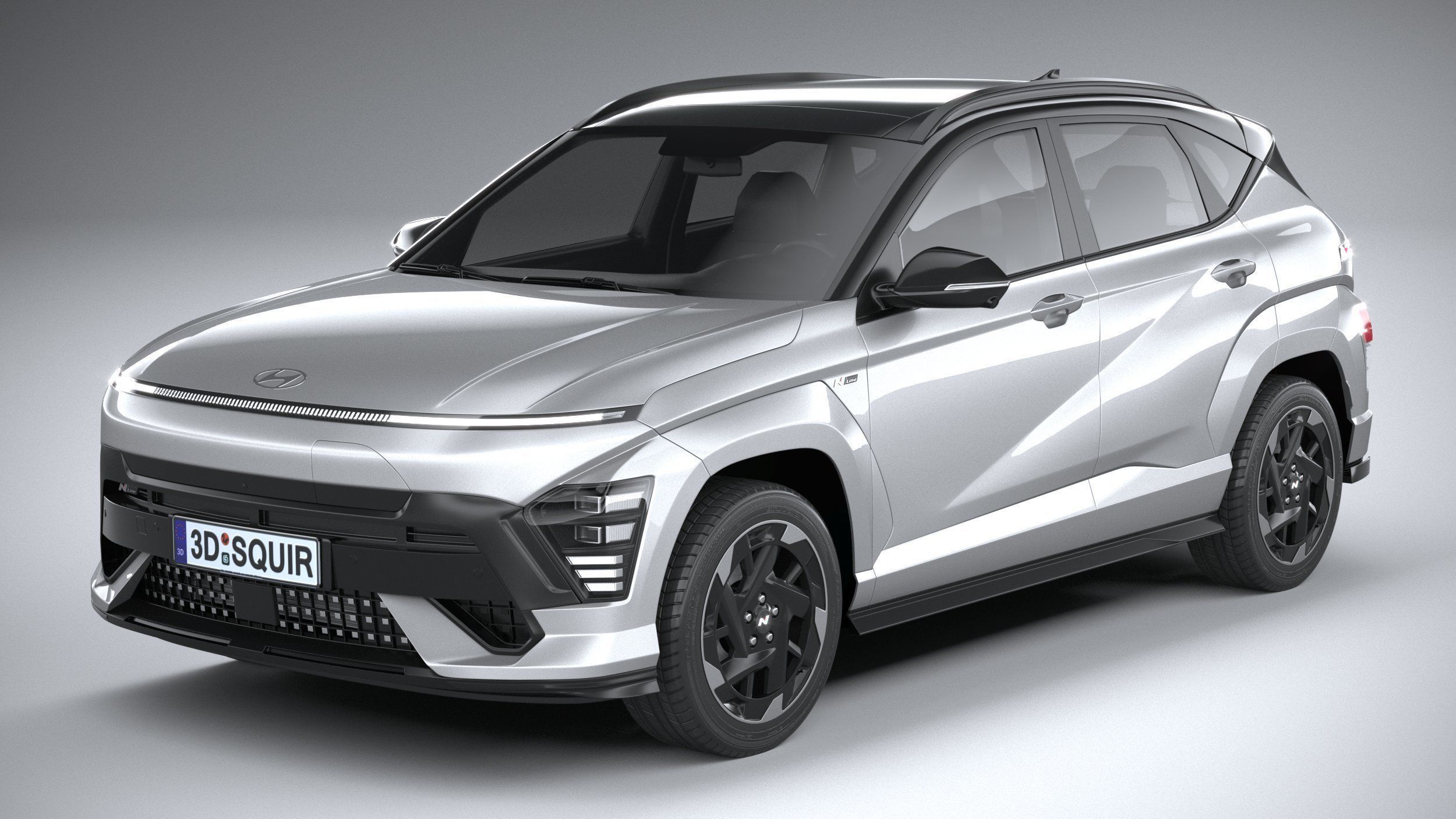 Hyundai Kona Electric N-Line 2024 3D model_1