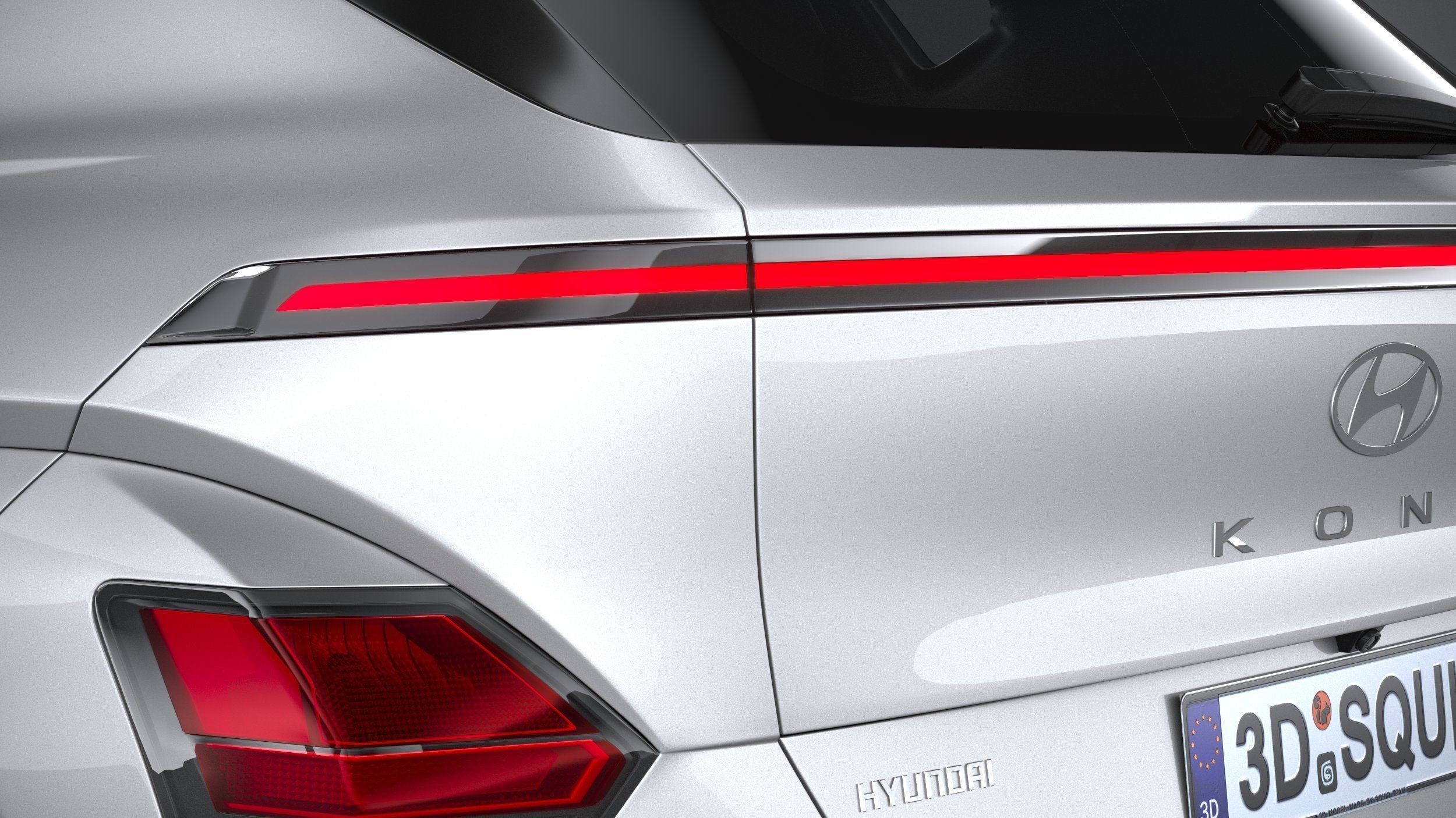 Hyundai Kona Electric N-Line 2024 3D model_15