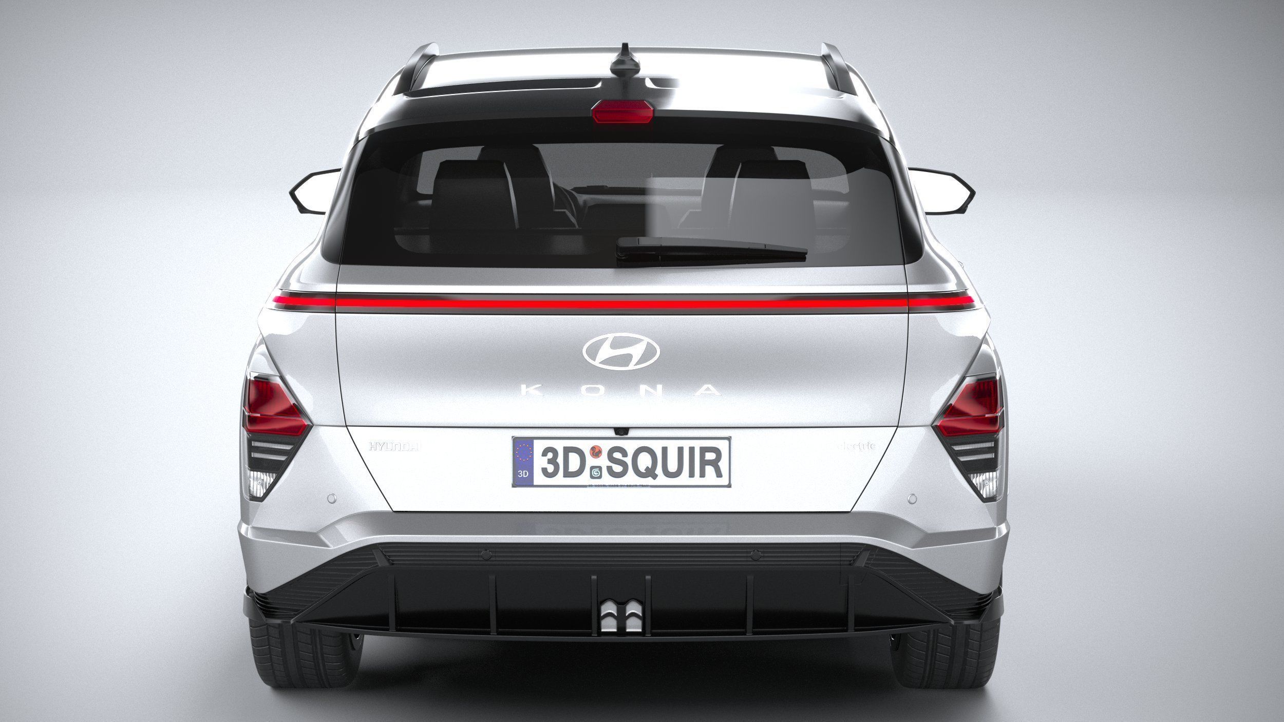 Hyundai Kona Electric N-Line 2024 3D model_4