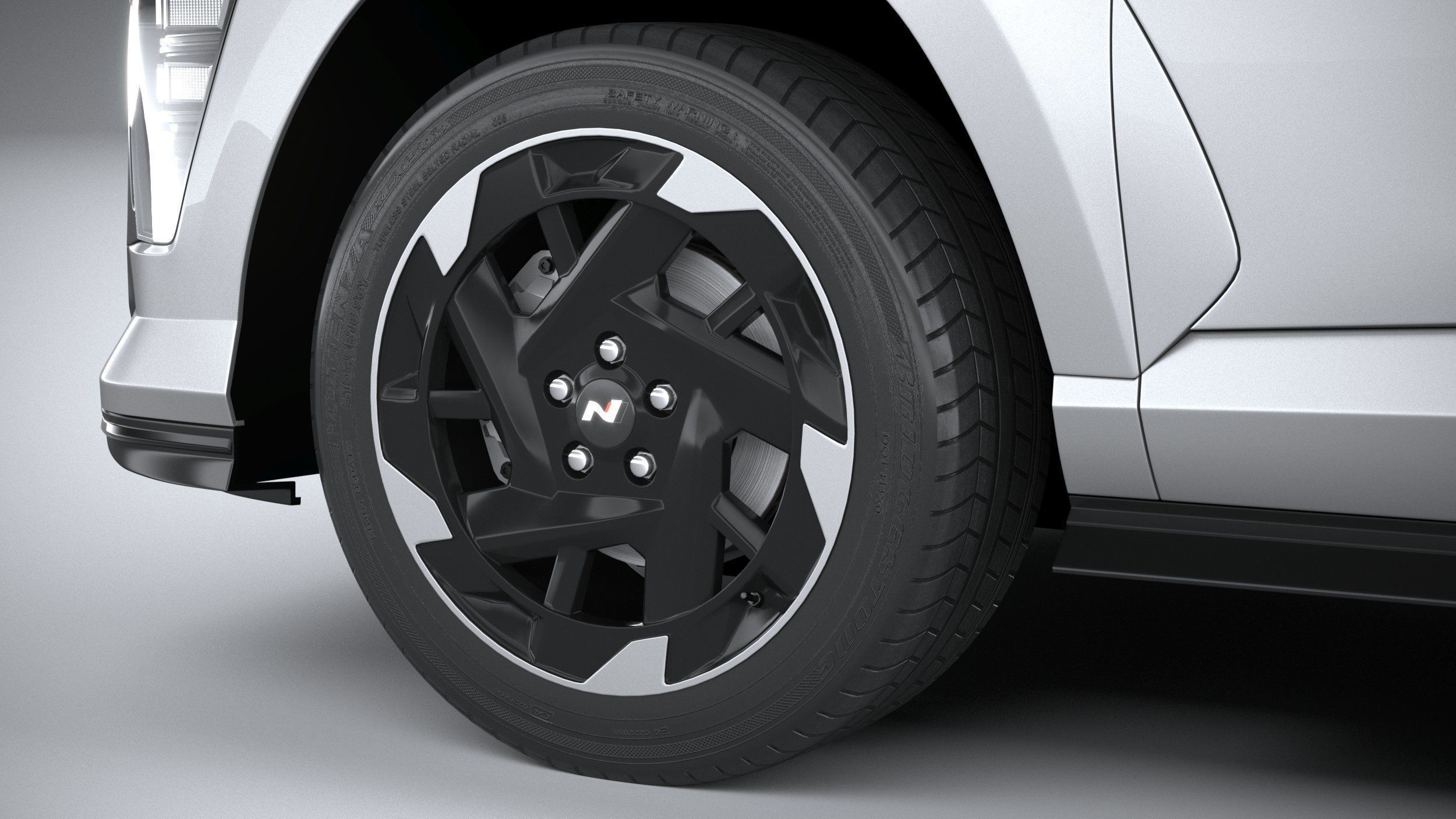 Hyundai Kona Electric N-Line 2024 3D model_16