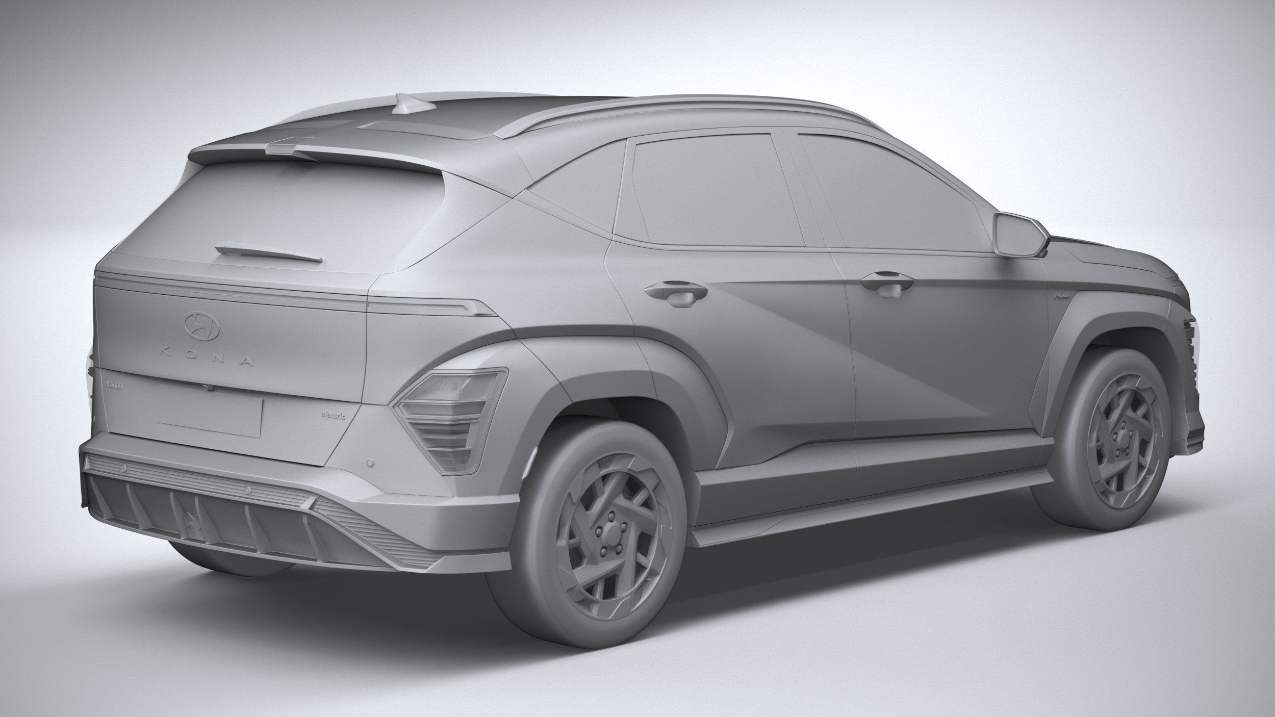Hyundai Kona Electric N-Line 2024 3D model_25