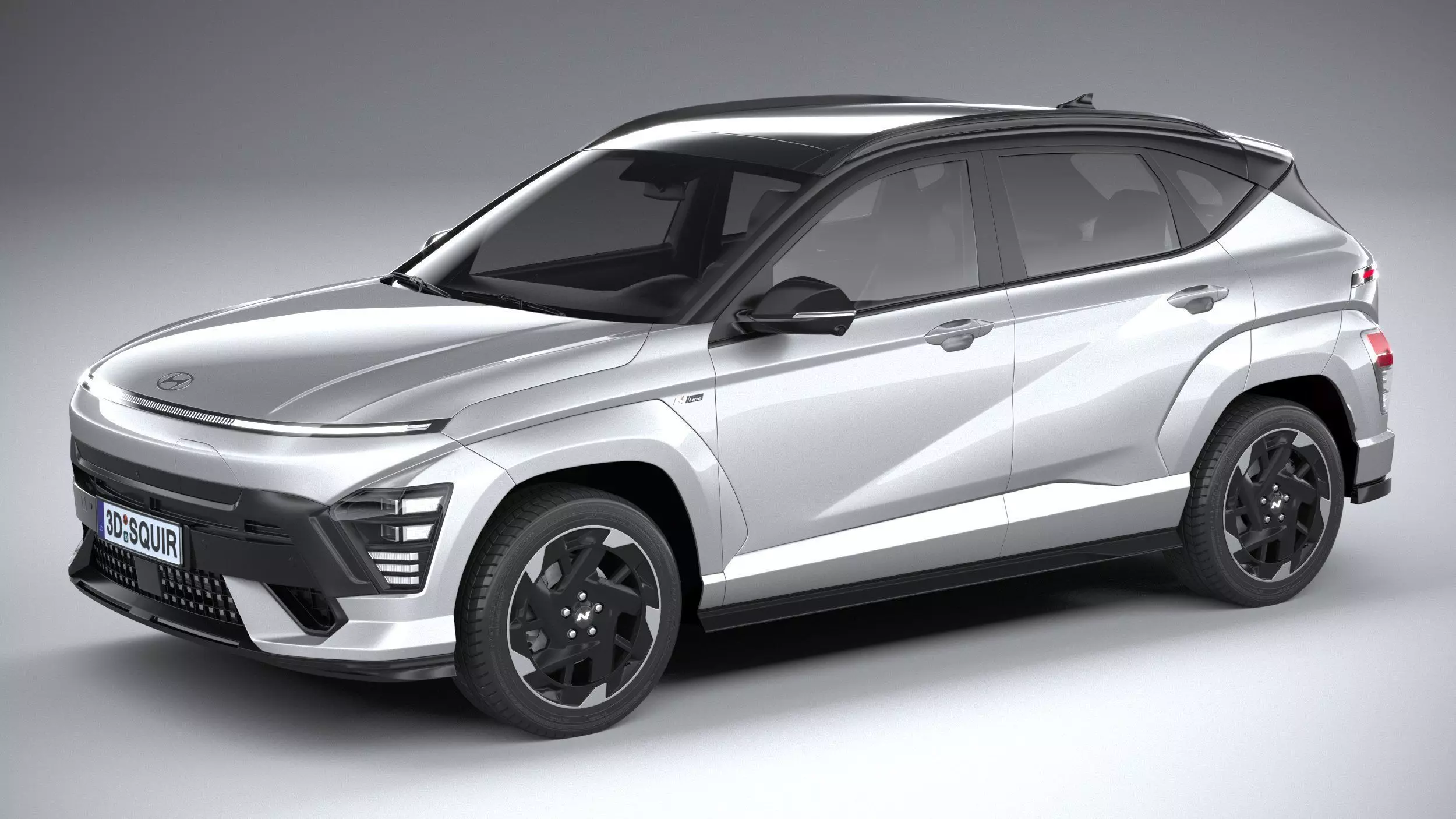 Hyundai Kona Electric N-Line 2024 3D model_0