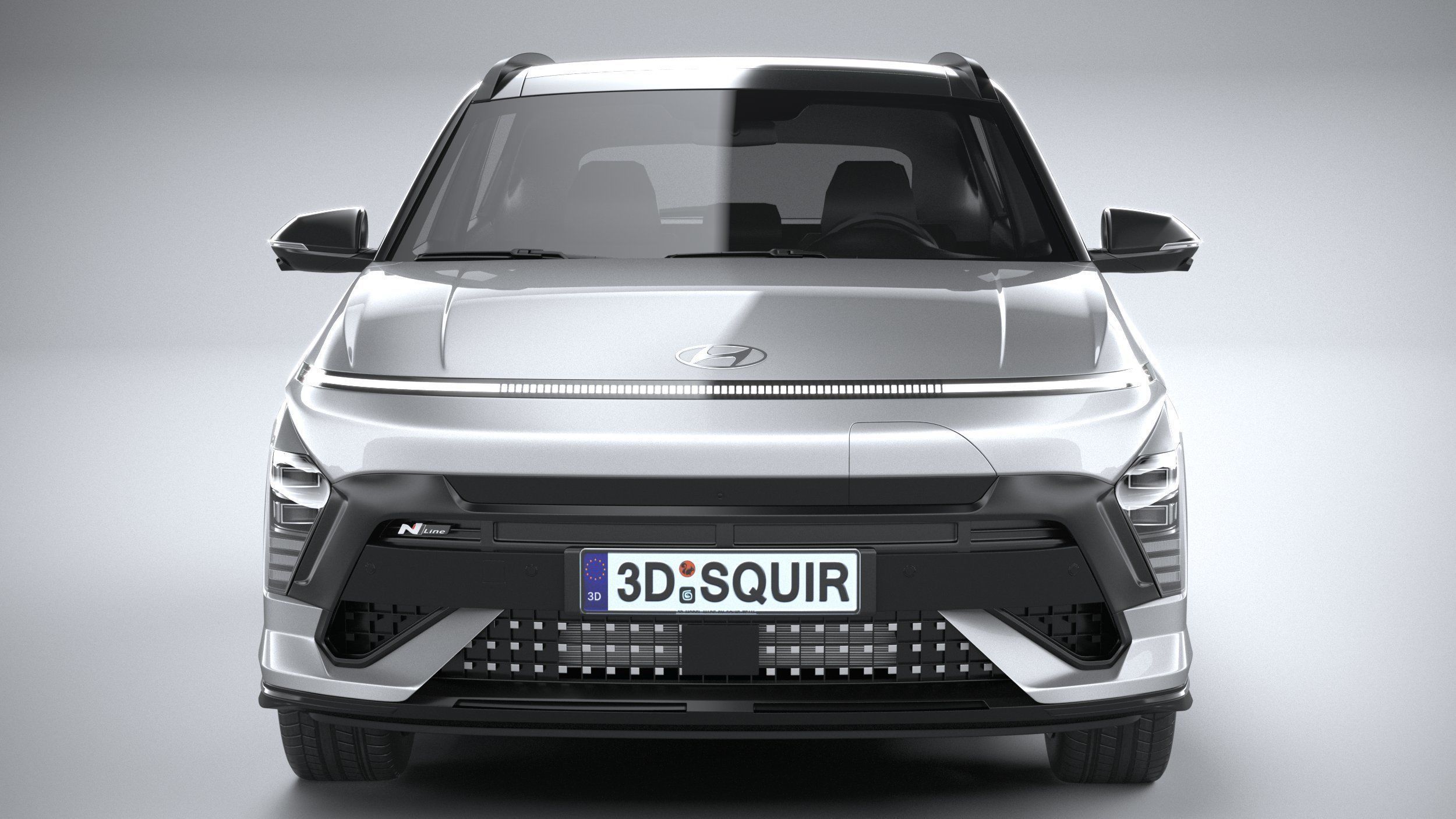 Hyundai Kona Electric N-Line 2024 3D model_13