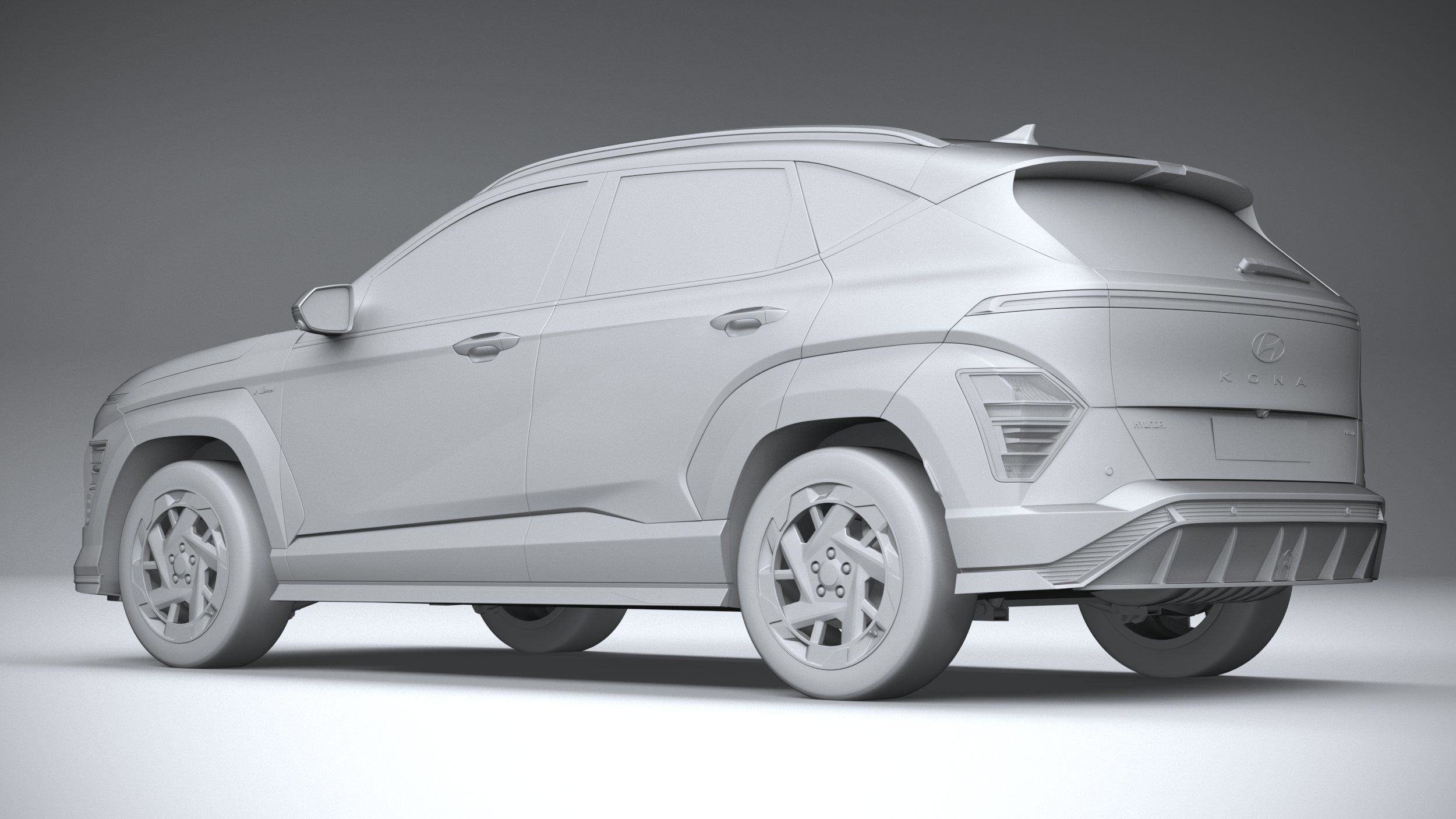 Hyundai Kona Electric N-Line 2024 3D model_21