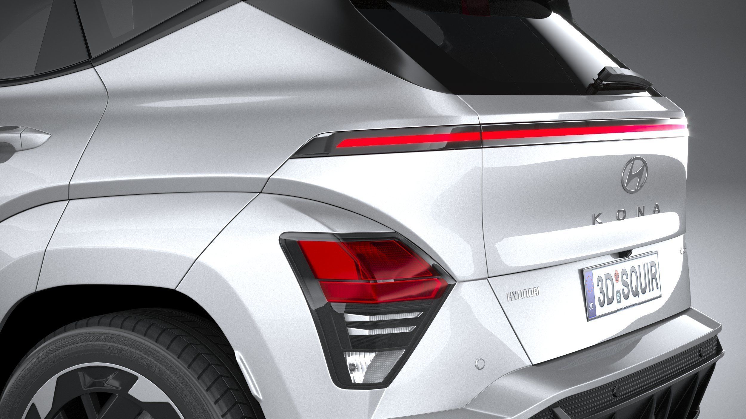 Hyundai Kona Electric N-Line 2024 3D model_6