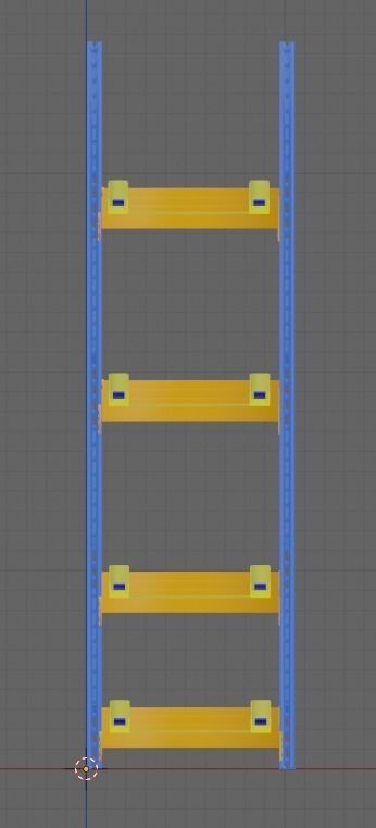Flow Rack 3D designed model 3D model_1