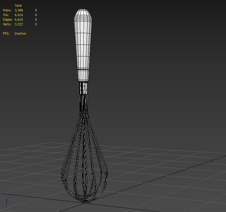 Whisk M05 Low-poly 3D model_6