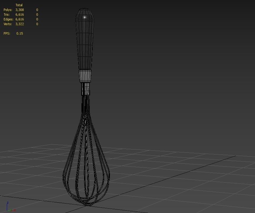 Whisk M05 Low-poly 3D model_1