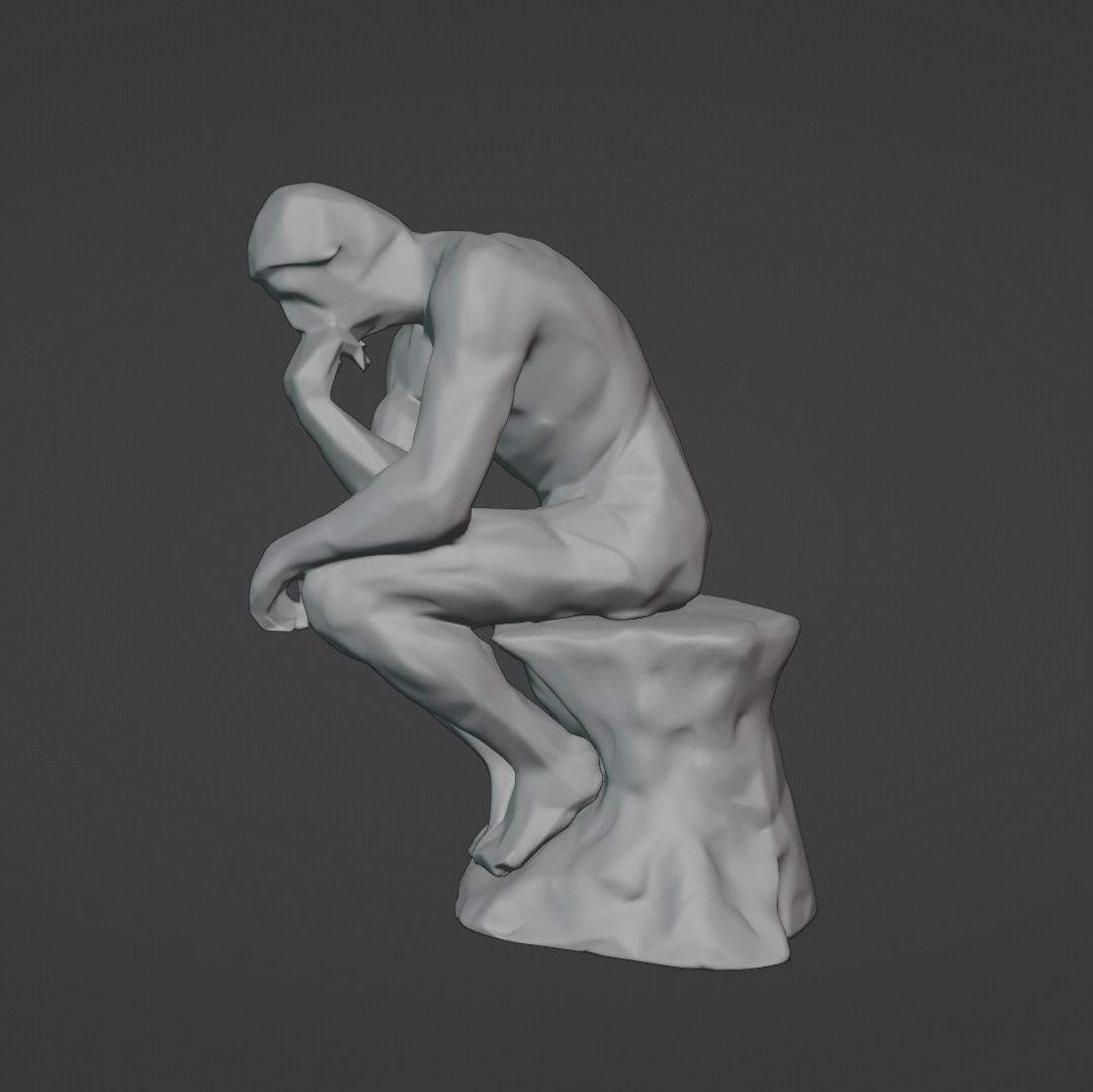Ancient Pose Figure Free 3D print model_3