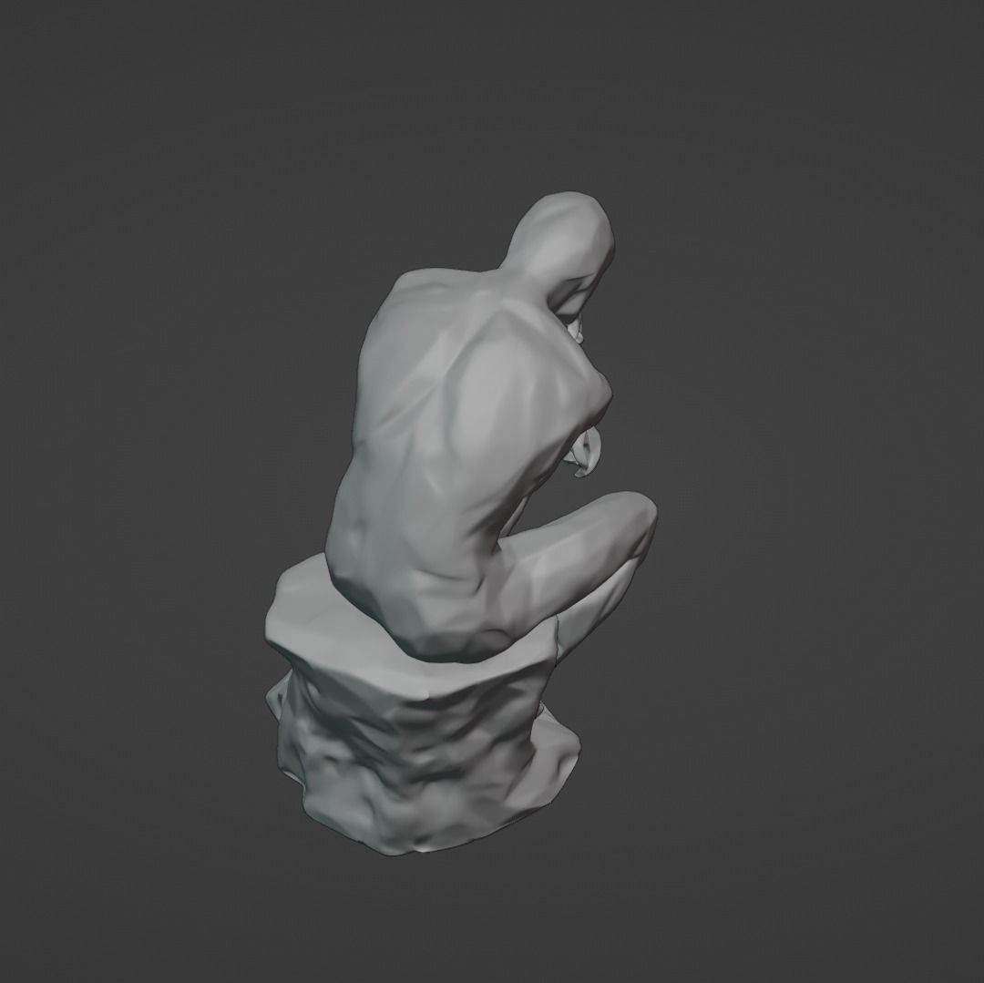 Ancient Pose Figure Free 3D print model_2