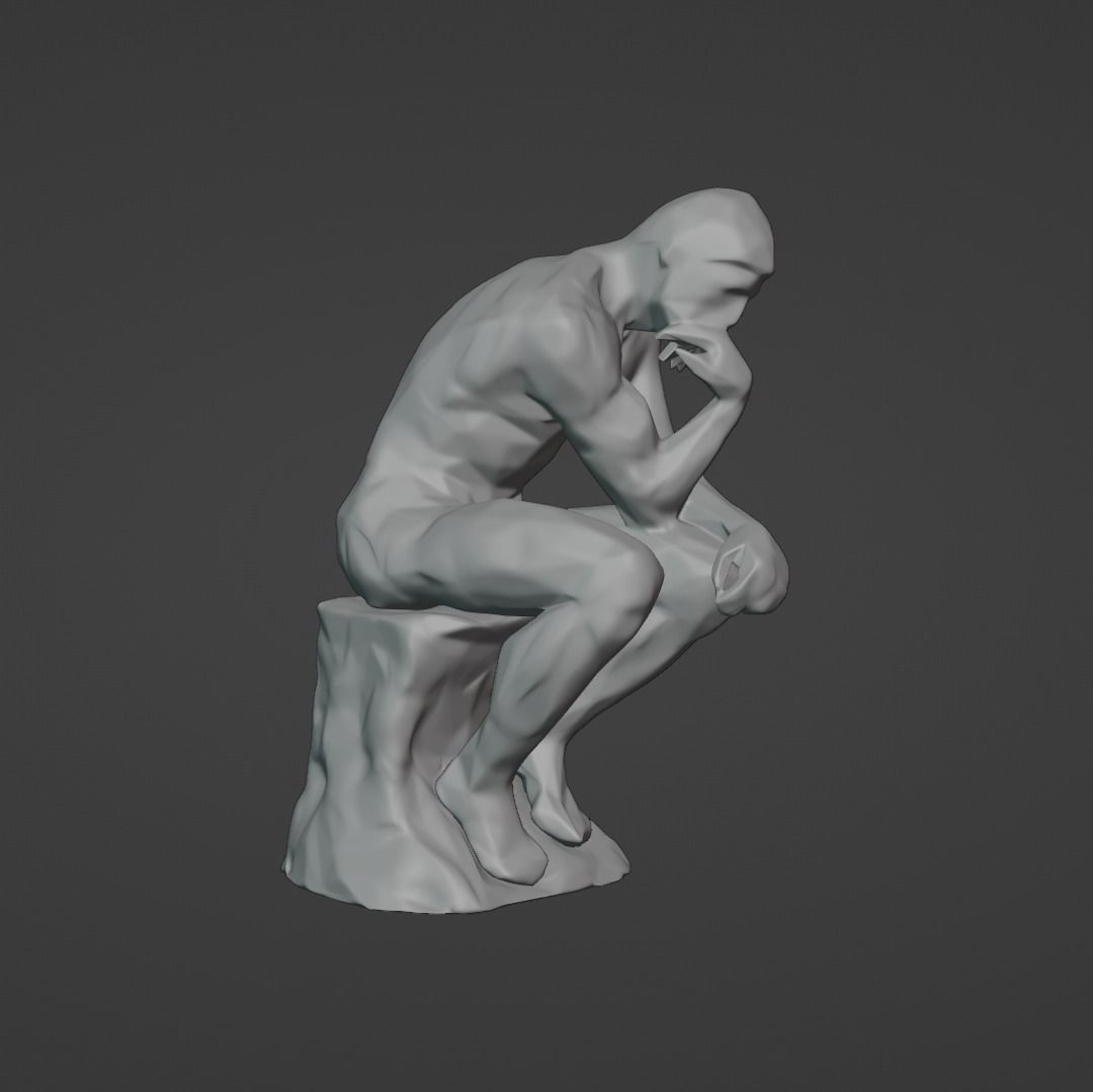 Ancient Pose Figure Free 3D print model_1