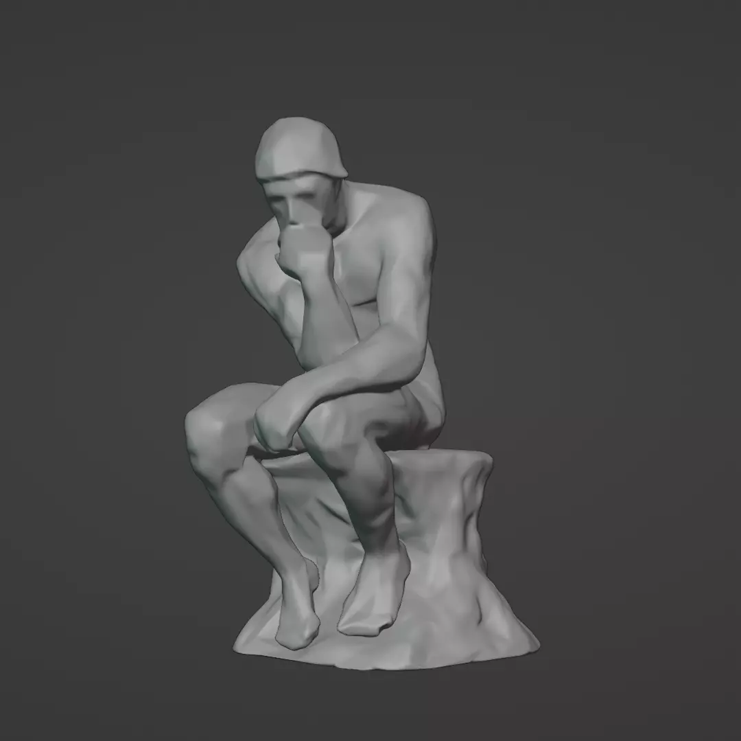 Ancient Pose Figure Free 3D print model_0