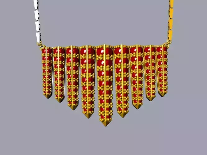 Bar Diamond Pendant 3D print model