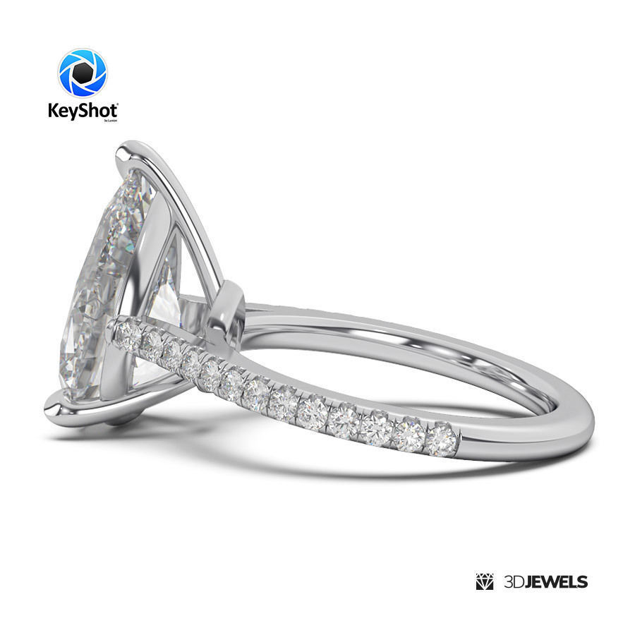 Photorealistic Scene Setups for KeyShot Jewelry Renderings Pack5 3D model_7