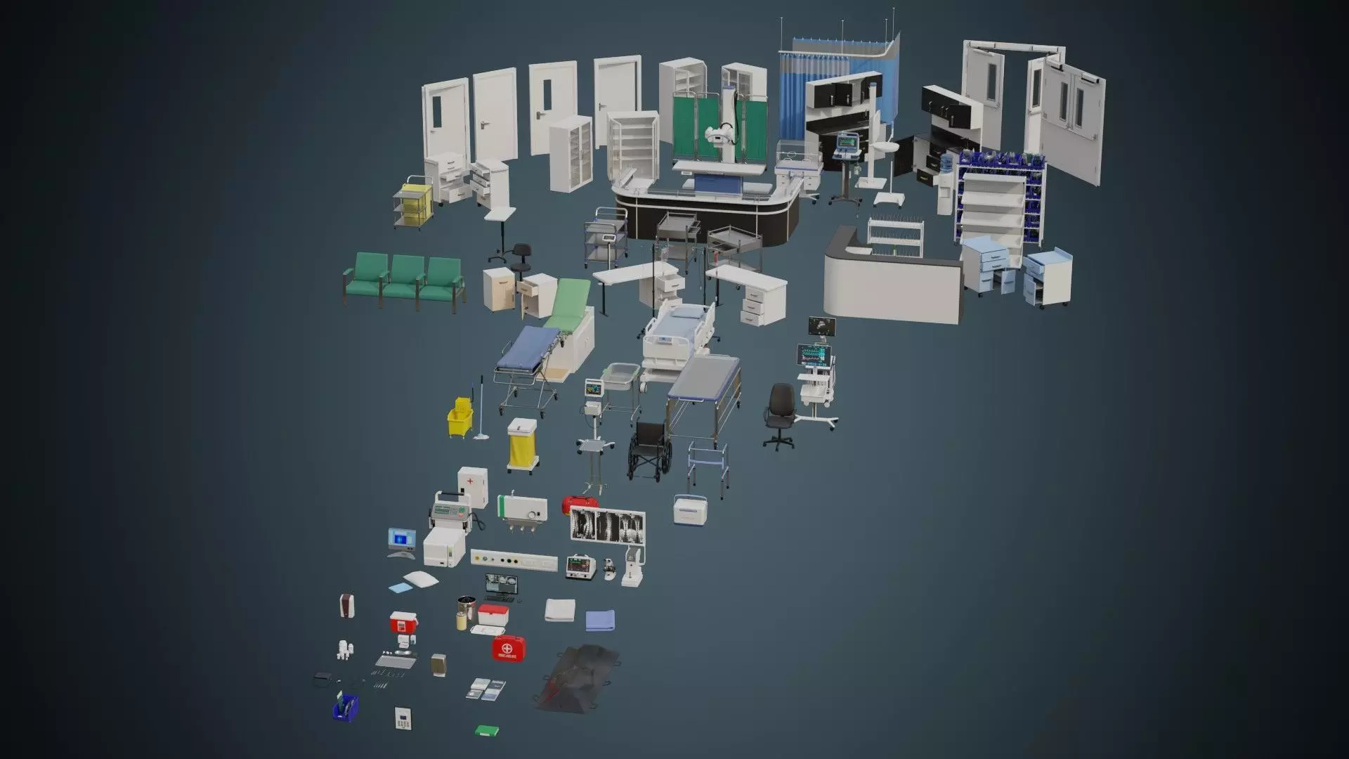 Hospital Props Mega Collection 1 Basic _0