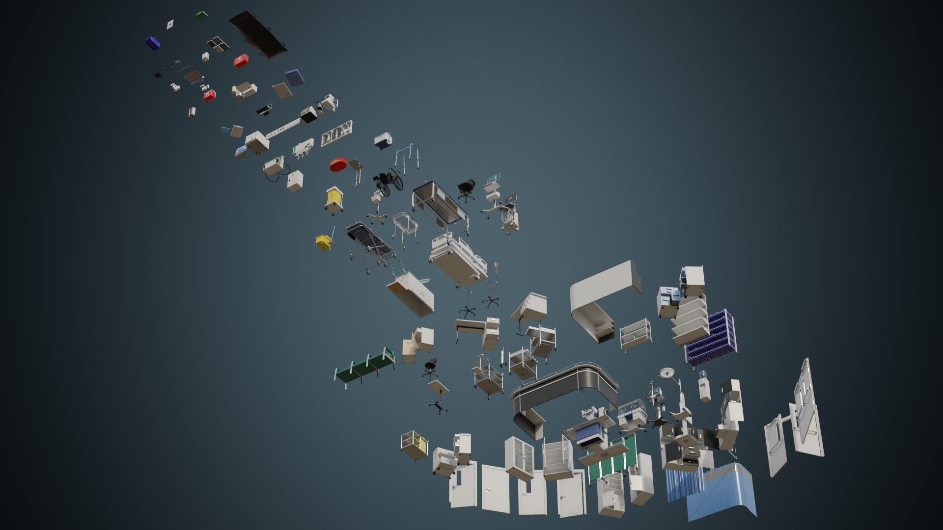 Hospital Props Mega Collection 1 Basic _2