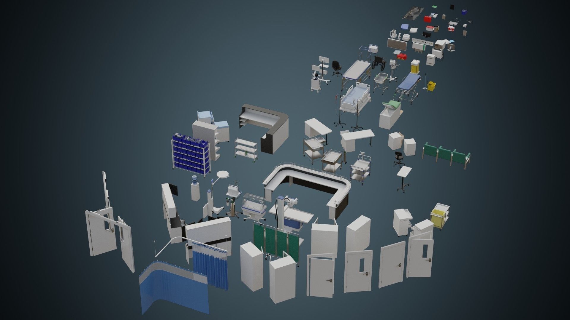 Hospital Props Mega Collection 1 Basic _1