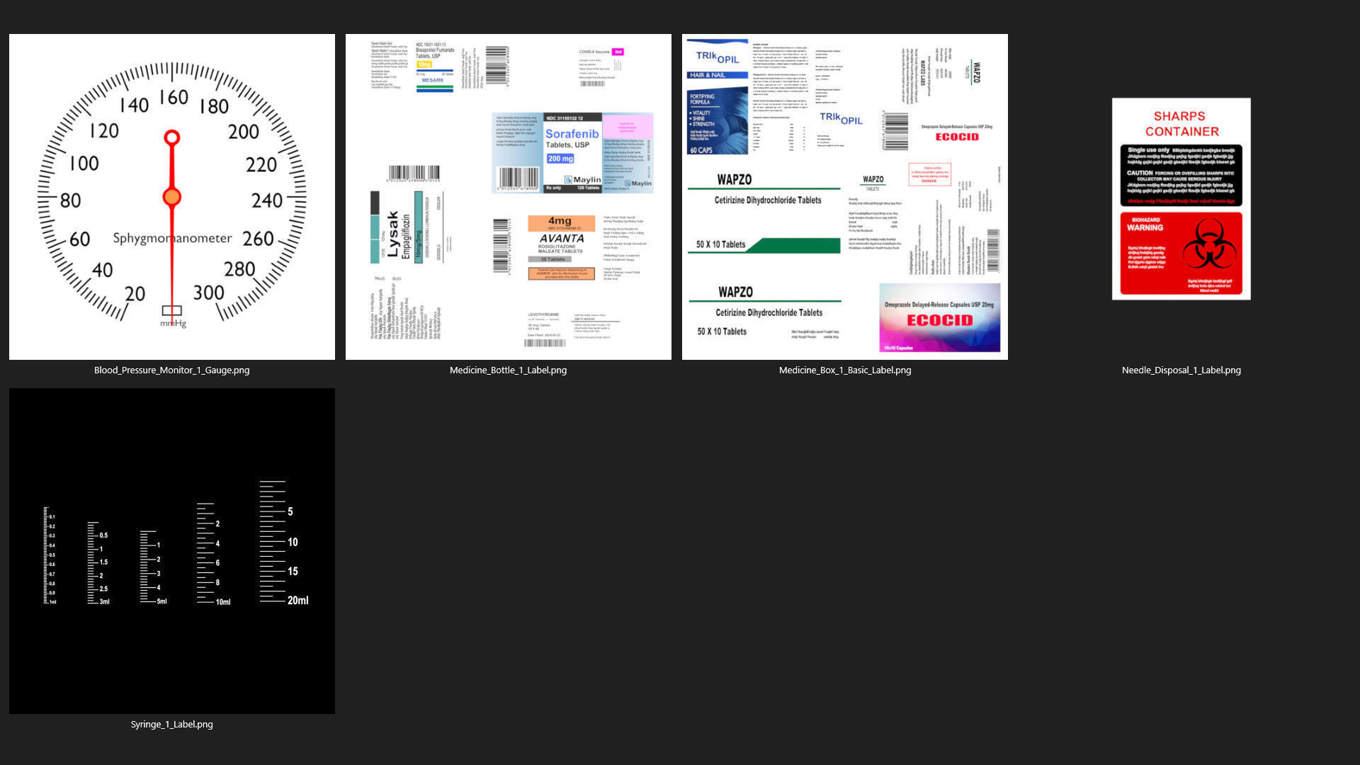 Hospital Props Mega Collection 1 Basic _93