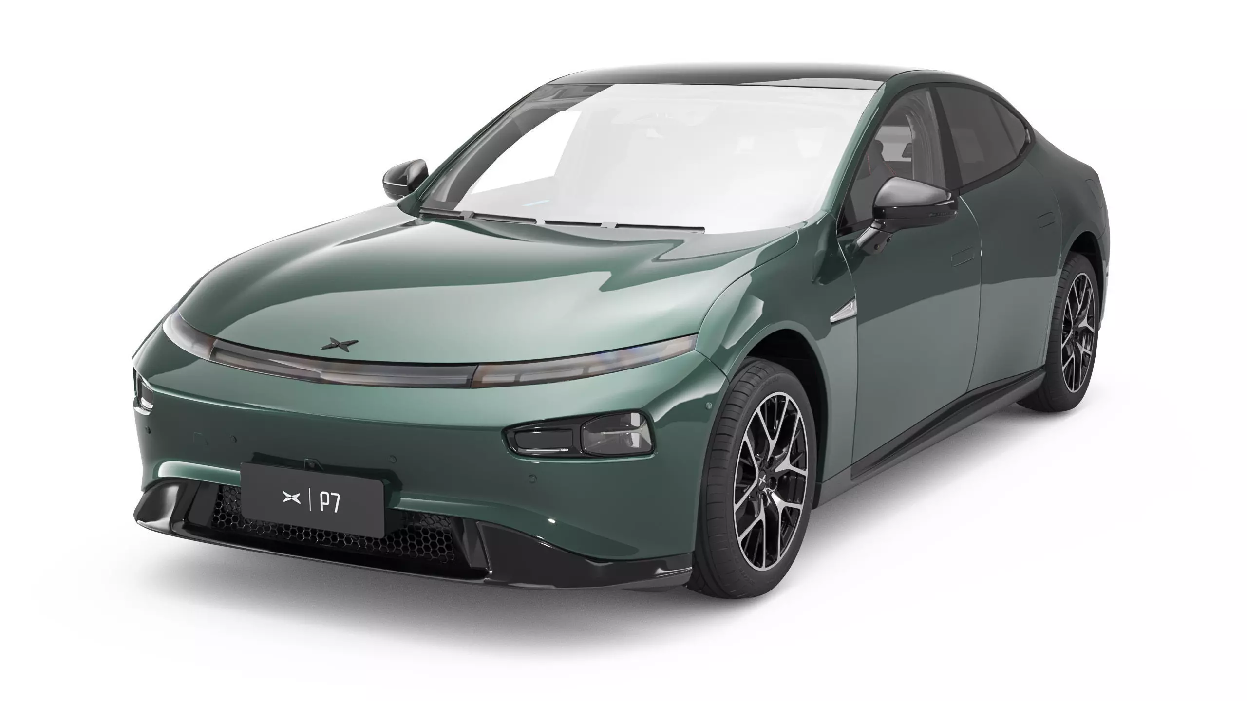 2024 Xpeng P7 With Interior 3D model