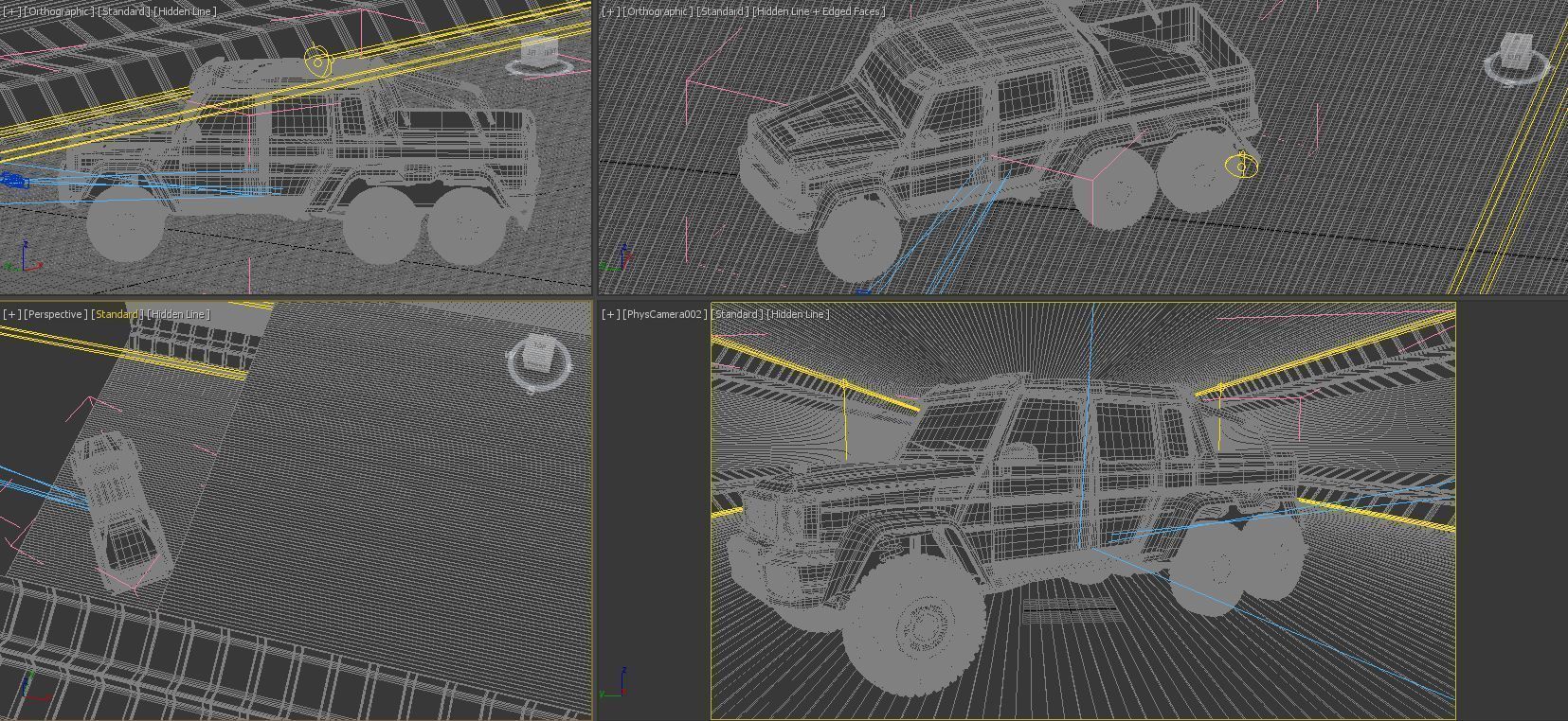 Mercedes G Class Brabus 6x6 3D model_2