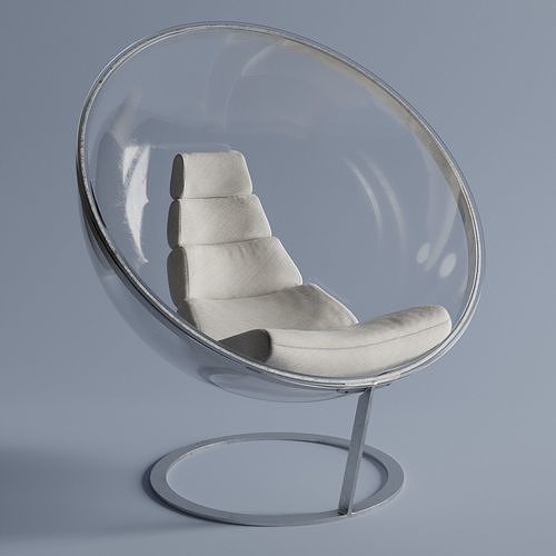 Designer Bubble chair 3D model