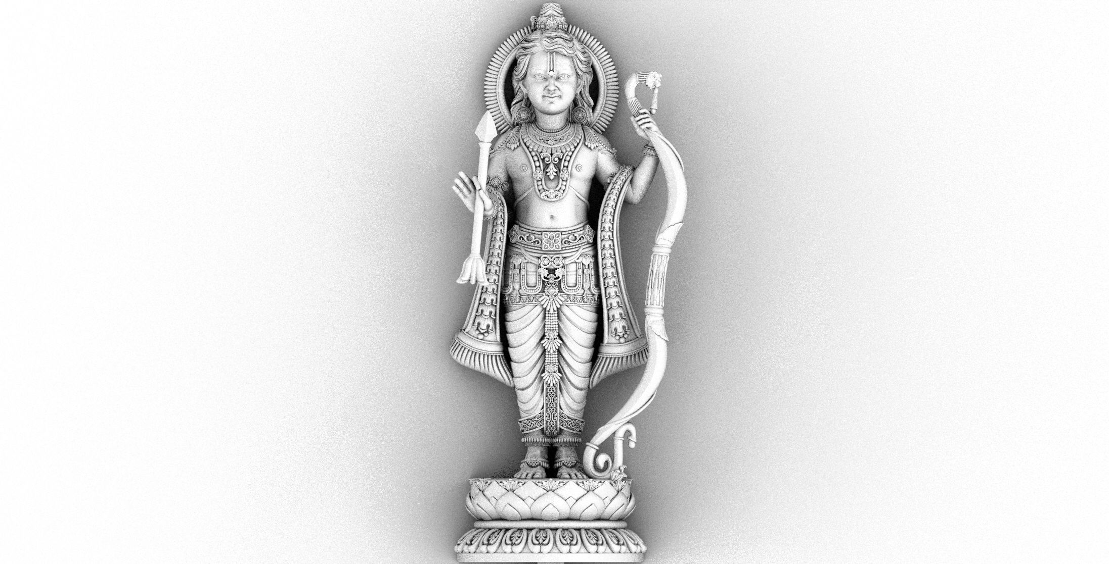 Ram Lala 3D print model_4