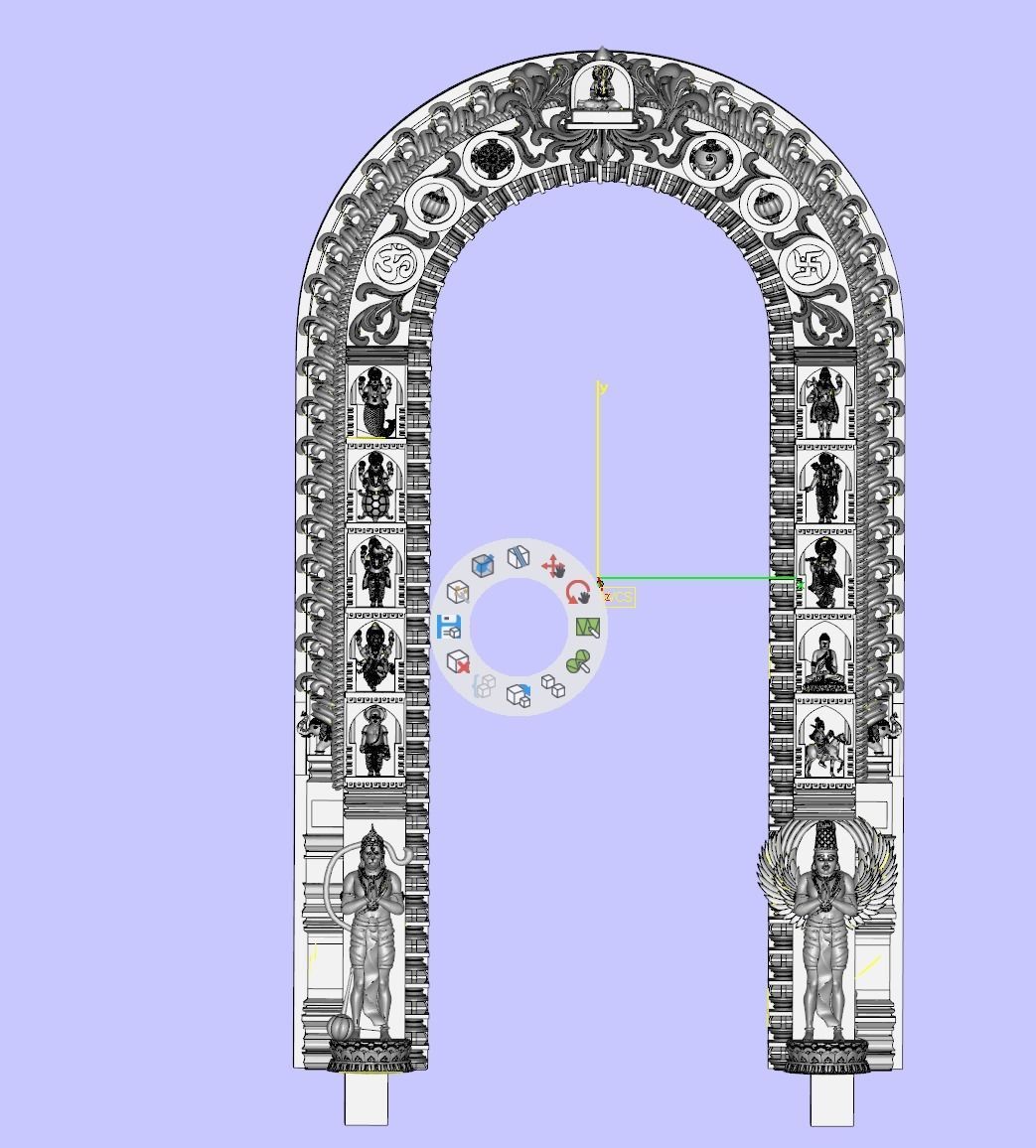 Ram Lala 3D print model_7