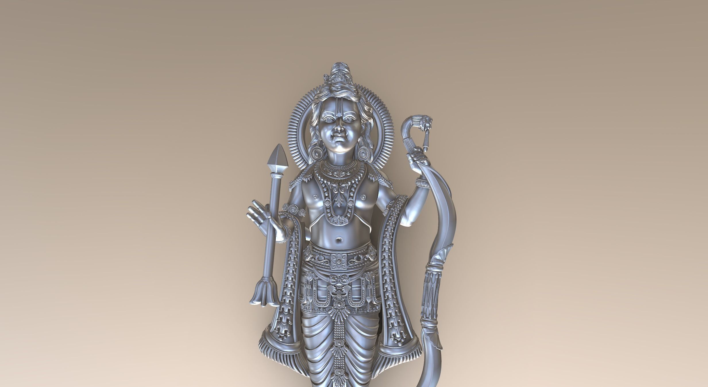 Ram Lala 3D print model_1