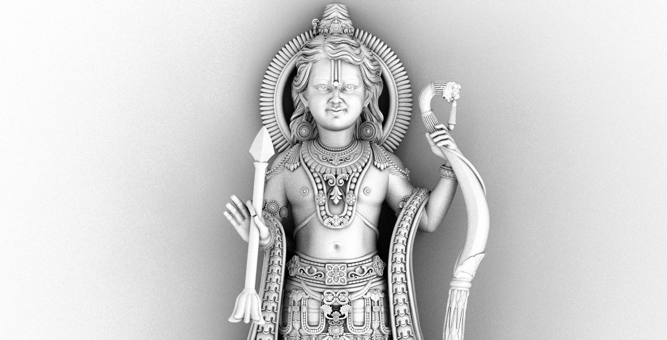 Ram Lala 3D print model_3