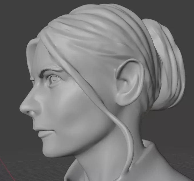 Rebecca Ferguson 3D print model_7