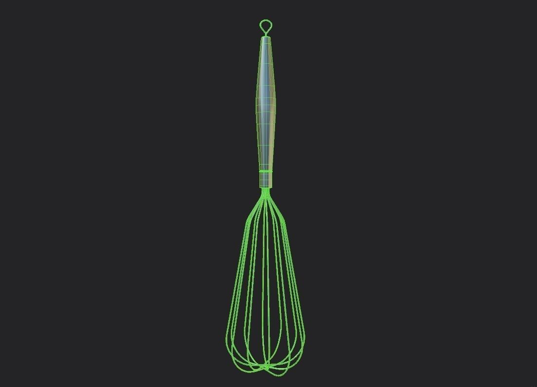 Whisk M06 Low-poly 3D model_1