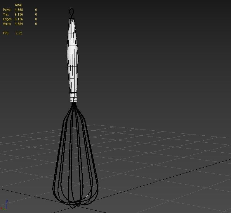 Whisk M06 Low-poly 3D model_5