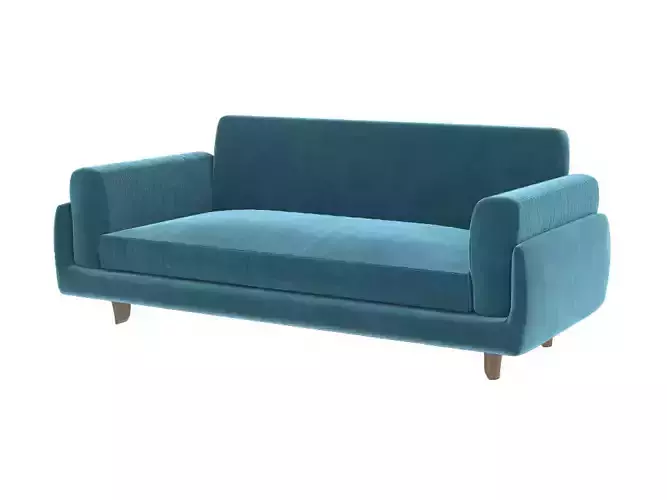 Blue sofa