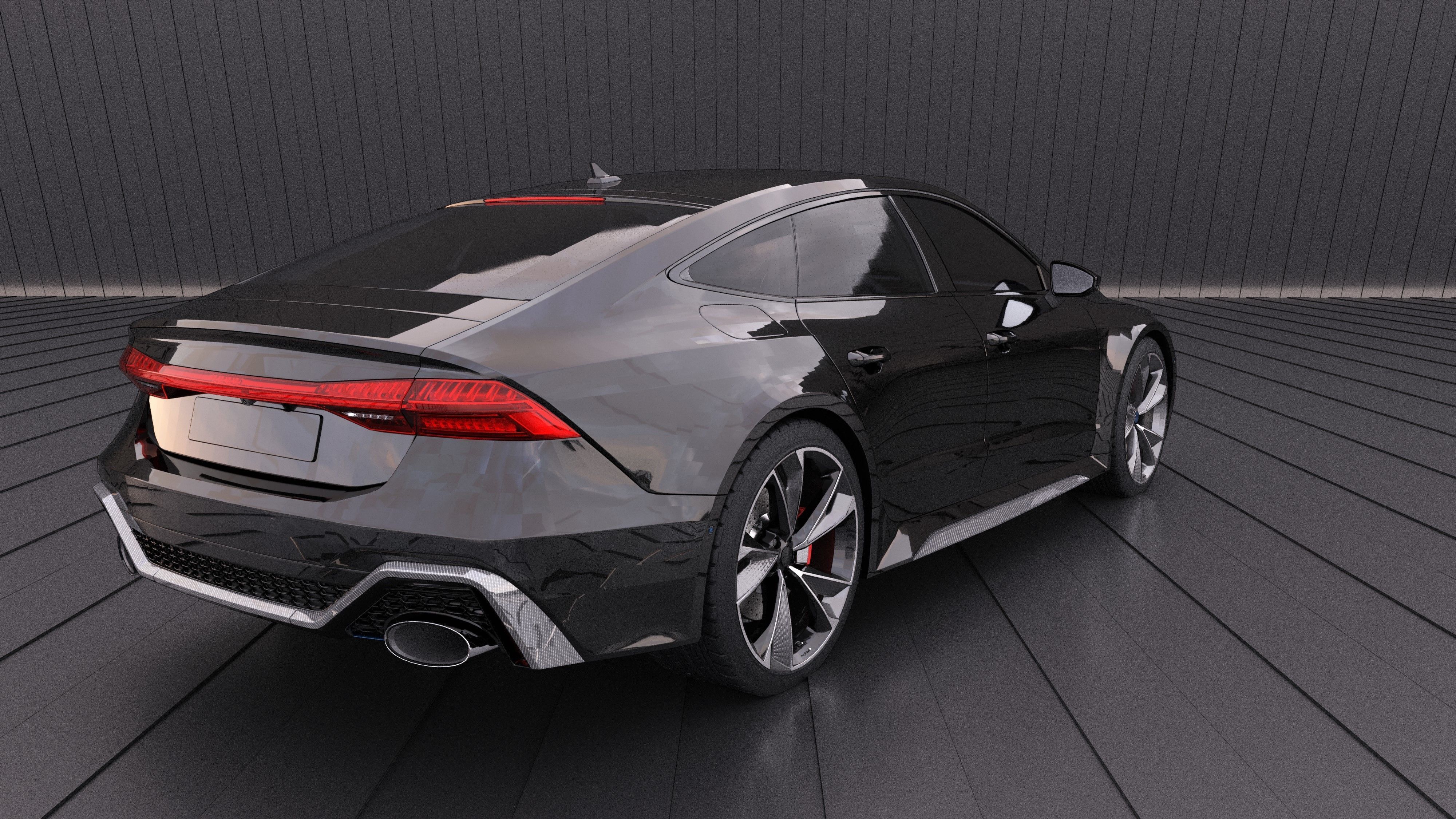 AUDI RS7 3D model_3
