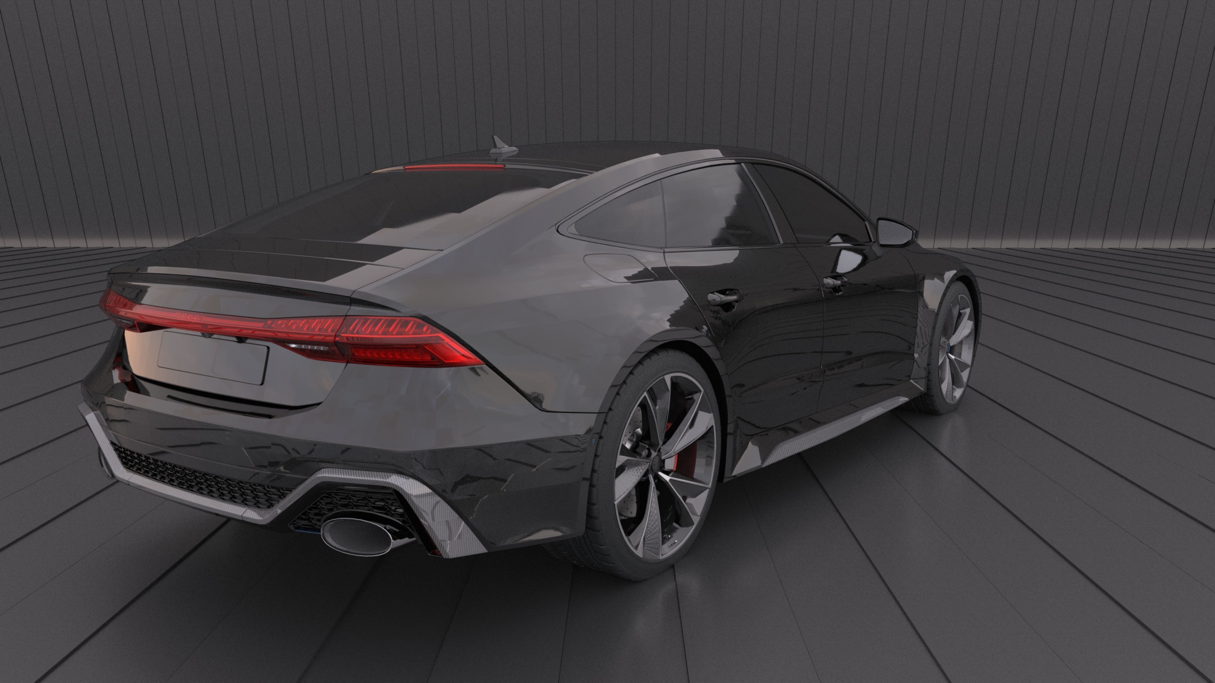 AUDI RS7 3D model_4