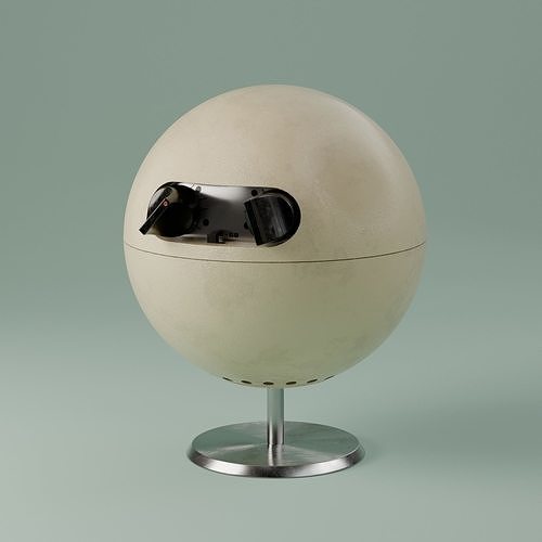 Designer radio BOULE 3D model