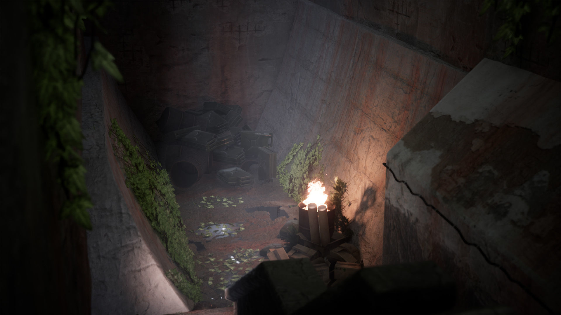 Old Bunker 30 Assets Low-poly 3D model_6