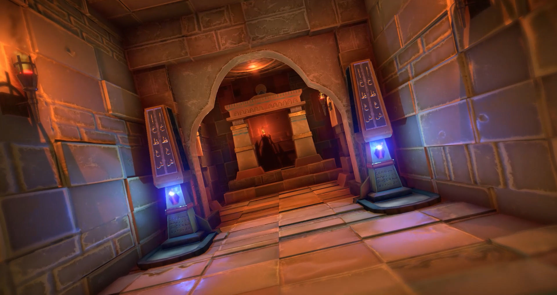 Stylized Egyptian Interior 3D model_2