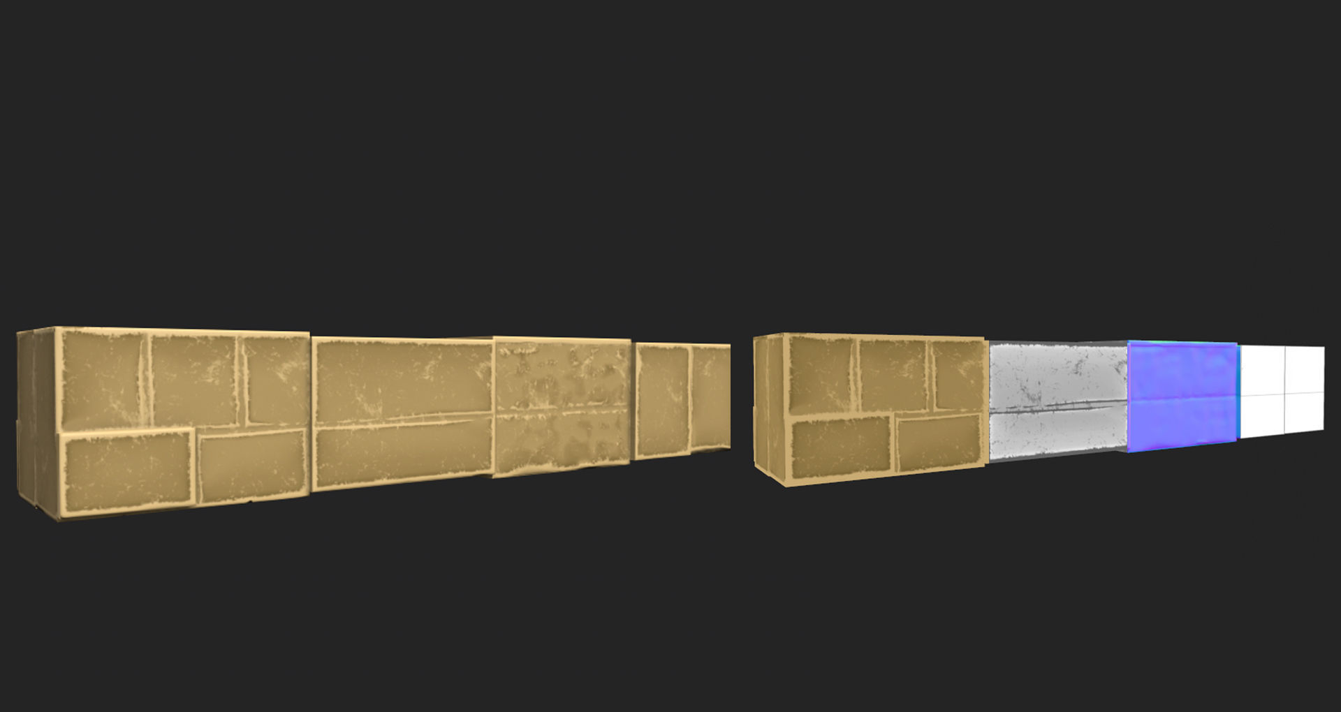 Stylized Egyptian Interior 3D model_18