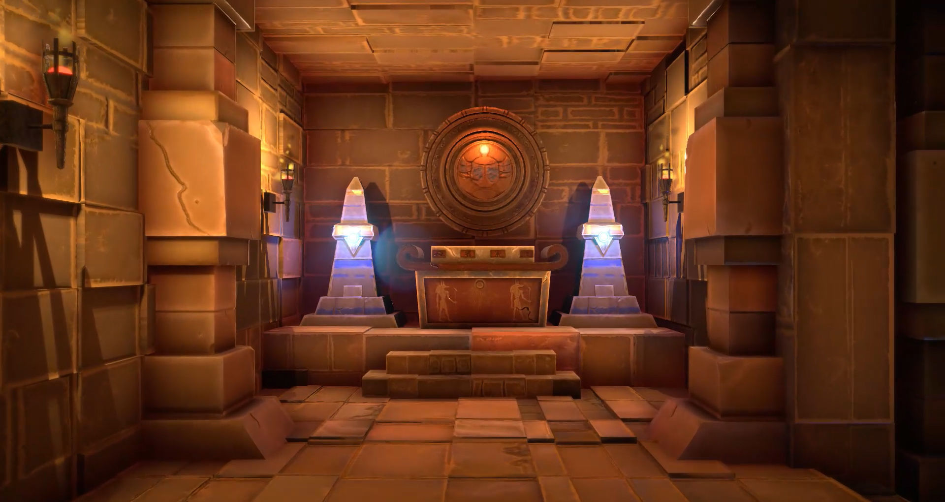 Stylized Egyptian Interior 3D model_4
