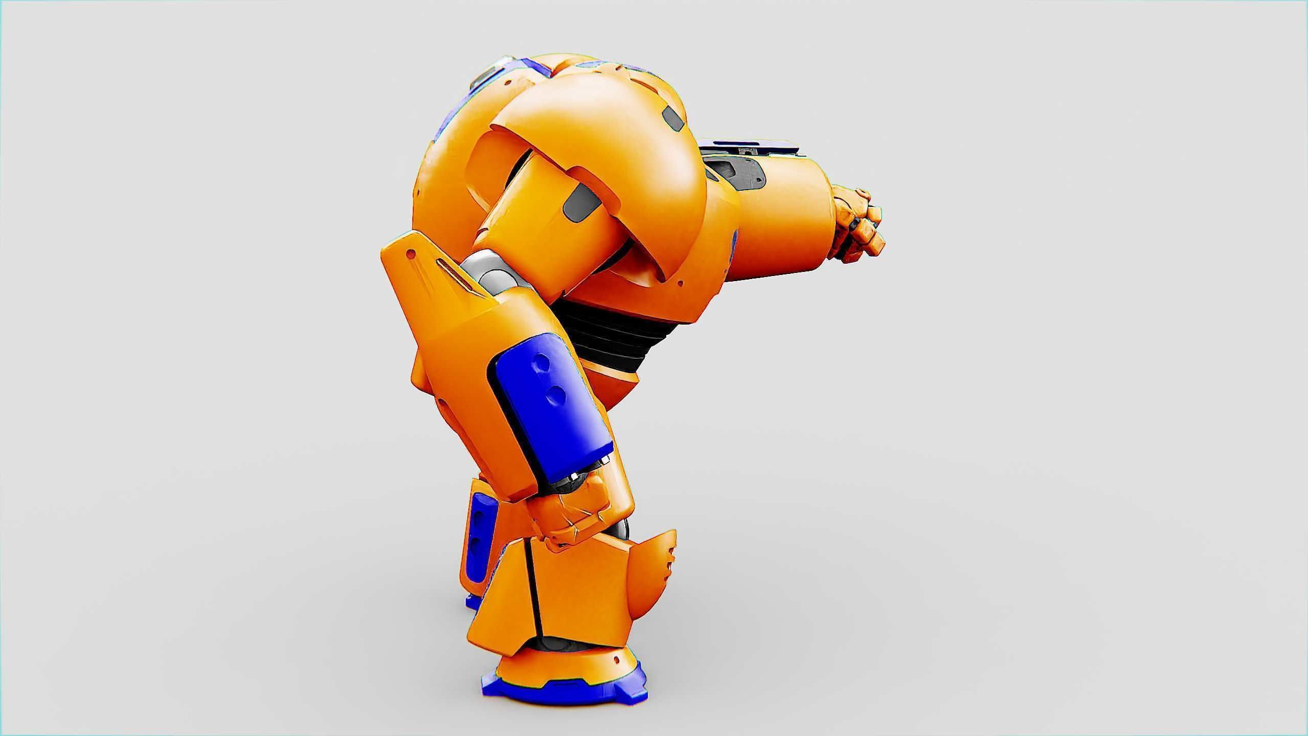 BATTLE DROID FELIX Rigged for Unreal Engine - Unity - MIXAMO 3D model_13